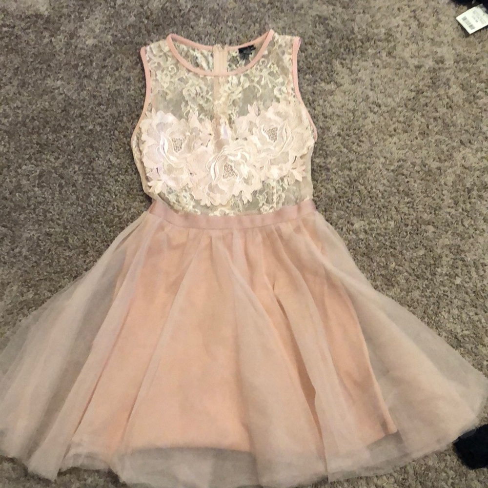 Size small, blush pink Windsor mini dress.